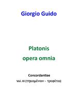 Platonis opera omnia. Concordantiae. Vol. 11