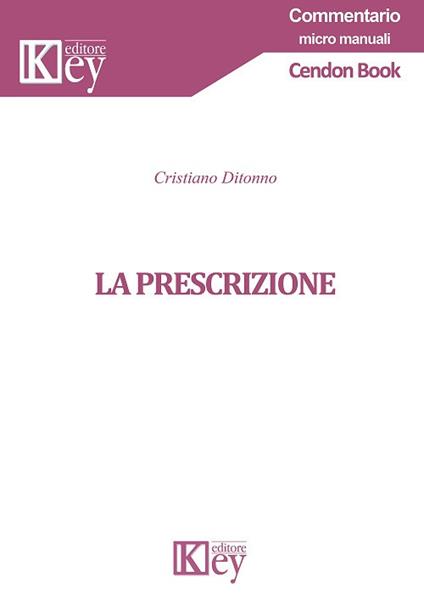 La prescrizione - Cristian Ditonno - copertina