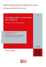 Valorizzare l'autonomia del Comune