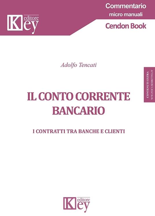 Il conto corrente bancario - Adolfo Tencati - ebook