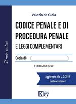 Codice penale e di procedura penale e leggi complementari