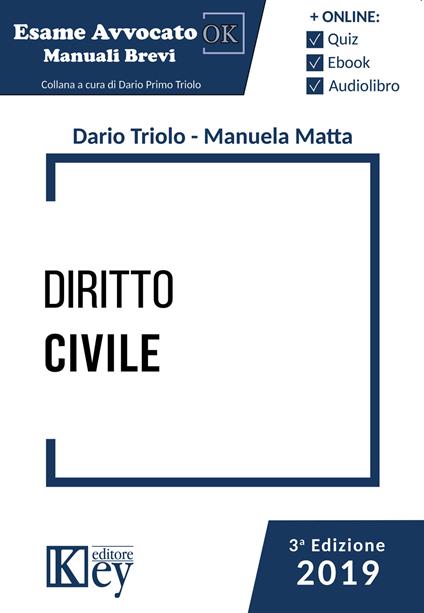 Diritto civile. Con software di simulazione - Dario Primo Triolo,Manuela Maria Lina Matta - copertina