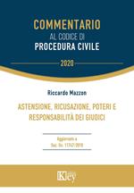 Astensione, ricusazione, poteri e responsabilità dei giudici