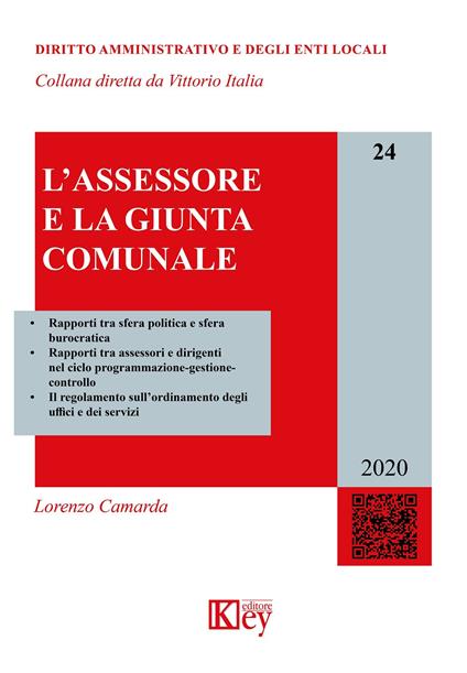 L' assessore e la giunta comunale - Lorenzo Camarda - copertina