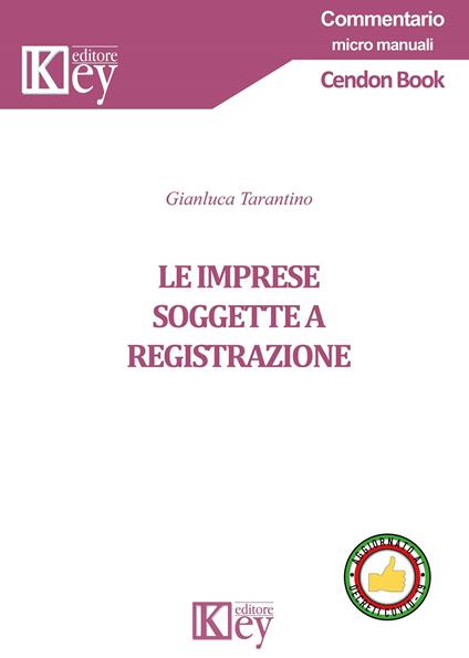 Le imprese soggette a registrazione - Gianluca Tarantino - copertina