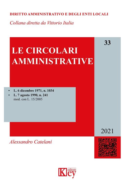 Le circolari amministrative - Alessandro Catelani - copertina