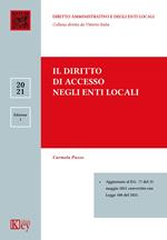 Il diritto di accesso negli enti locali