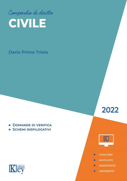 Compendio di diritto civile 2022 - Dario Primo Triolo - copertina