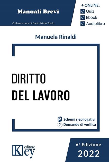 Diritto del lavoro - Manuela Rinaldi - copertina