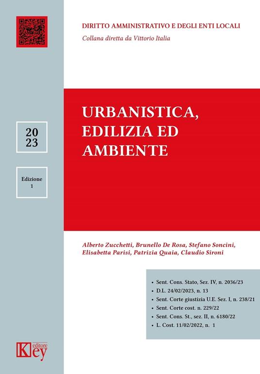 Urbanistica, edilizia ed ambiente - De Rosa Brunello,Elisabetta Parisi,Patrizia Quaia,Claudio Sironi - ebook