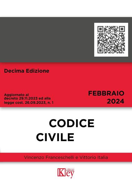 Codice civile 2024 - Vincenzo Franceschelli,Vittorio Italia - ebook