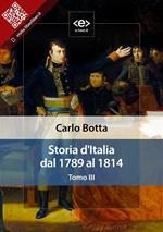 Storia d'Italia dal 1789 al 1814. Vol. 3
