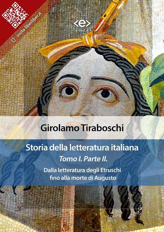 Storia della letteratura italiana. Vol. 1/2 - Girolamo Tiraboschi - ebook