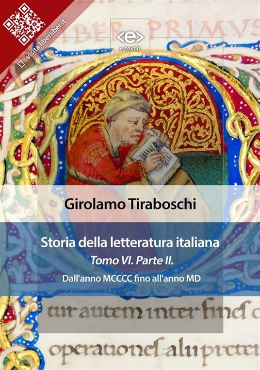 Storia della letteratura italiana. Vol. 6/2 - Girolamo Tiraboschi - ebook