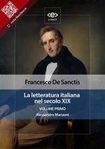 letteratura italiana nel secolo XIX. Vol. 1: Alessandro Manzoni
