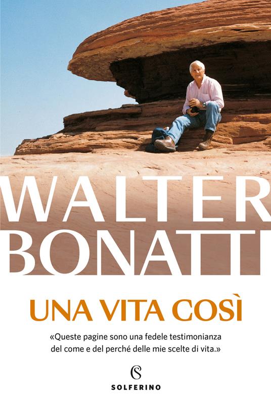 Una vita così - Walter Bonatti - copertina