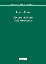 Per una didattica della letteratura