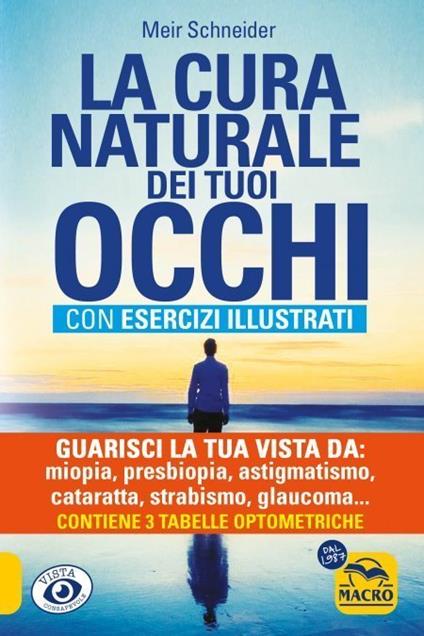 La cura naturale dei tuoi occhi. Guarisci la tua vista da: miopia, presbiopia, astigmatismo, cataratta, strabismo, glaucoma, foro maculare, ipermetropia, nistagmo, retinite - Meir Schneider - copertina