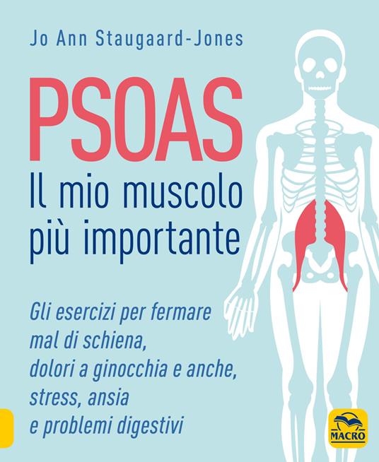 Psoas. Il mio muscolo più importante. Gli esercizi per fermare il mal di schiena, dolori a ginocchia e anche, stress, ansia e problemi digestivi - Jo Ann Staugaard-Jones - copertina