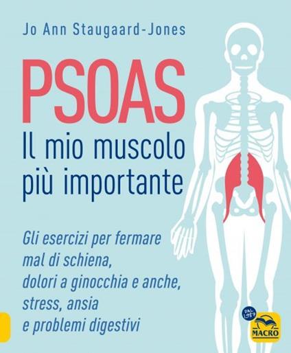 Psoas. Il mio muscolo più importante. Gli esercizi per fermare il mal di schiena, dolori a ginocchia e anche, stress, ansia e problemi digestivi - Jo Ann Staugaard-Jones - copertina