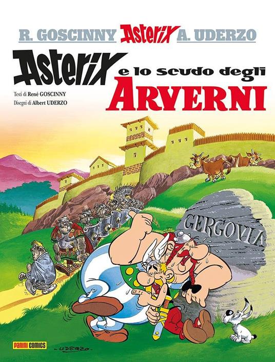 Asterix e lo scudo degli Arverni - René Goscinny,Albert Uderzo - copertina
