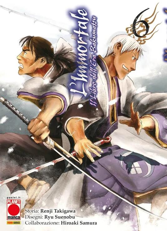 L'immortale. Il libro dell'era Bakumatsu. Vol. 6 - Renji Takigawa,Ryu Suenobu,Hiroaki Samura - copertina