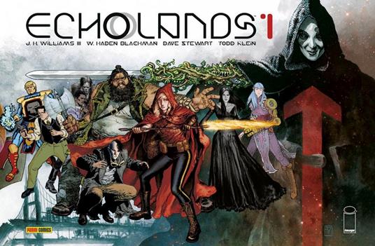 Echolands. Vol. 1: In fuga - W. Haden Blackman - copertina