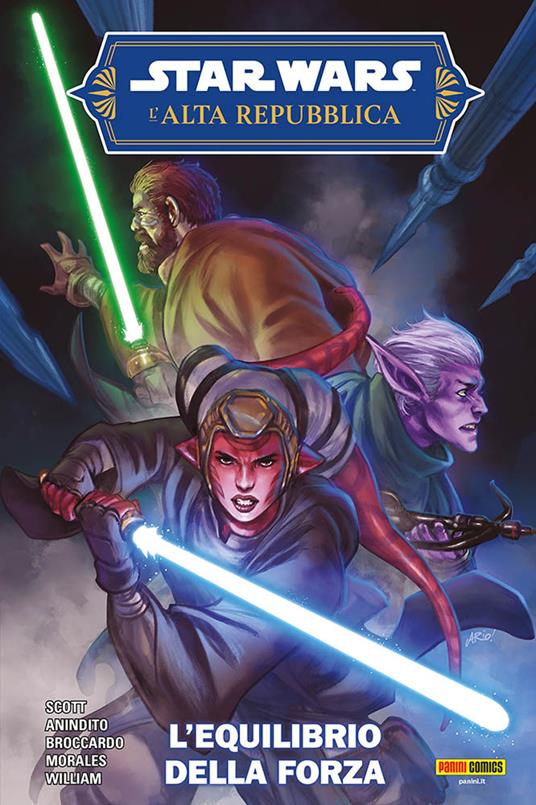 L'Alta Repubblica. Star Wars. Stagione due. Vol. 1: L' equilibrio della forza - Cavan Scott,Ario Anindito,Andrea Broccardo - copertina