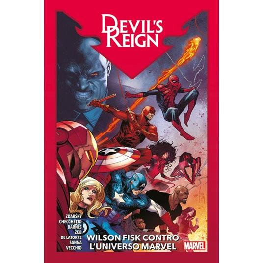 Wilson Fisk contro l'universo Marvel. Devil's reign - Chip Zdarsky,Marco Checchetto - copertina