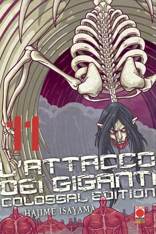 L' attacco dei giganti. Colossal edition. Vol. 11 - Hajime Isayama - copertina