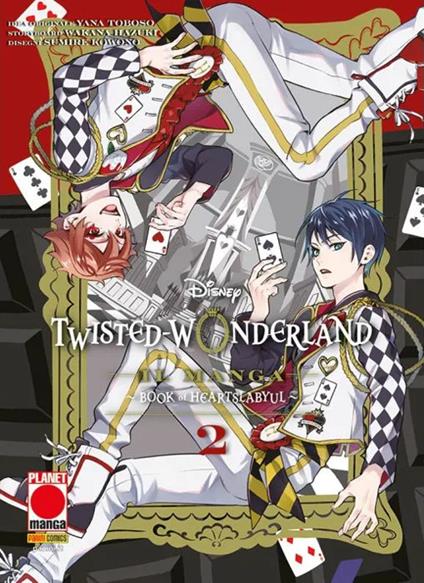 Twisted-wonderland. Book of Heartslabyul. Vol. 2 - Yana Toboso,Wakana Hazuki - copertina