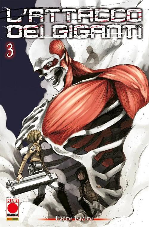 L'attacco dei giganti. Vol. 3 - Hajime Isayama - copertina