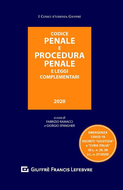 Codice penale e procedura penale e leggi complementari - copertina