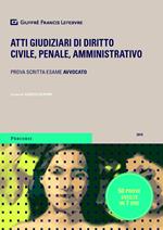 Atti giudiziari di diritto civile, penale, amministrativo