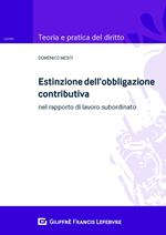 Estinzione dell'obbligazione contributiva nel rapporto di lavoro subordinato