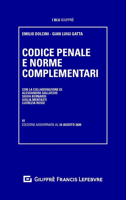 Codice penale e norme complementari - copertina