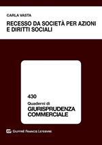 Recesso da società per azioni e diritti sociali