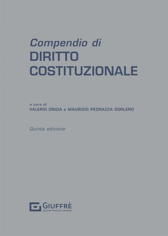 Compendio di diritto costituzionale - copertina