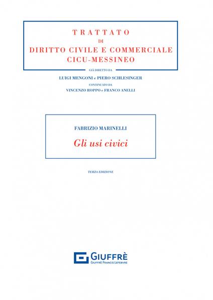 Gli usi civici - Fabrizio Marinelli - copertina