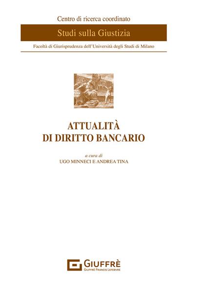 Attualità di diritto bancario - copertina