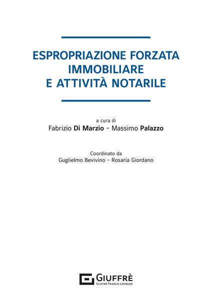 Espropriazione forzata immobiliare e attività notarile - copertina