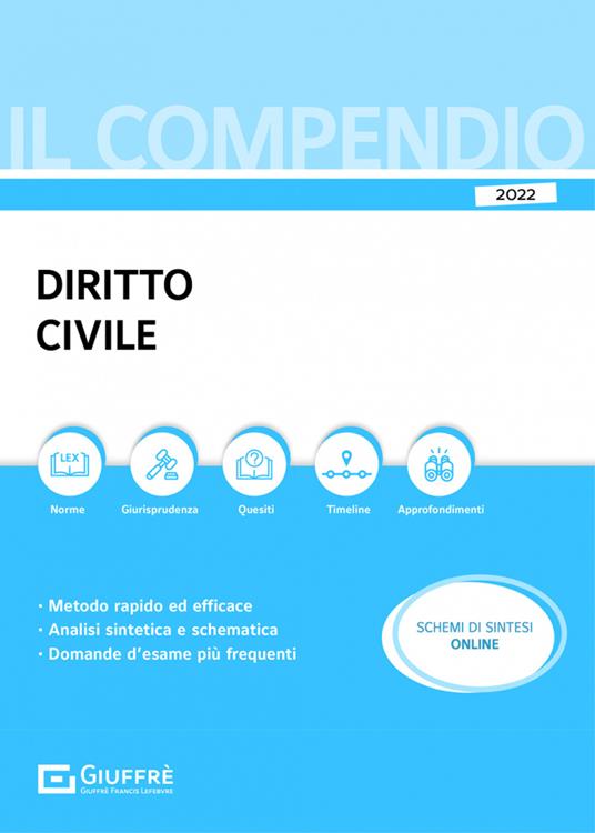 Compendio di diritto civile - Alberto Filippini - copertina