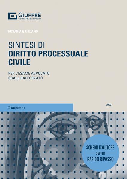 Sintesi di diritto processuale civile - Rosaria Giordano - copertina