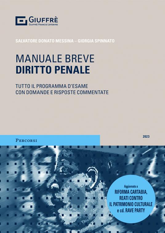Diritto penale. Manuale breve - Salvatore Messina,Giorgia Spinnato - copertina