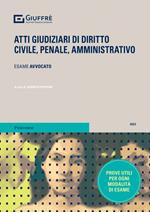 Atti giudiziari di diritto civile, penale, amministrativo