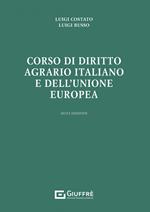 Corso di diritto agrario italiano e dell'Unione europea