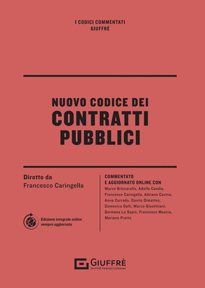 Codice dei contratti pubblici - copertina