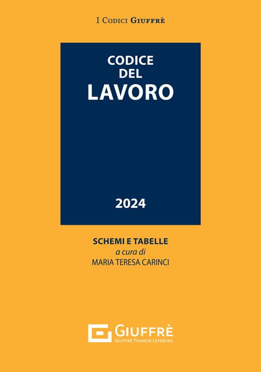 Codice del lavoro - copertina