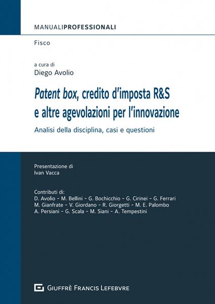 Patent box, credito d'imposta R&S e altre agevolazioni per l'innovazione - copertina