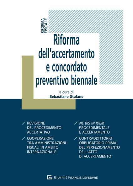 Riforma dell'accertamento - copertina